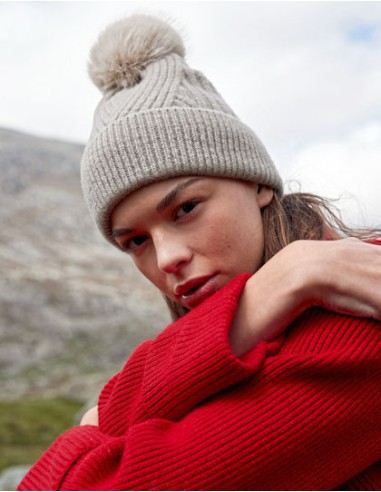 BEE-B529-Snow Luxe Beanie